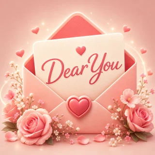 DearYou floral envelope